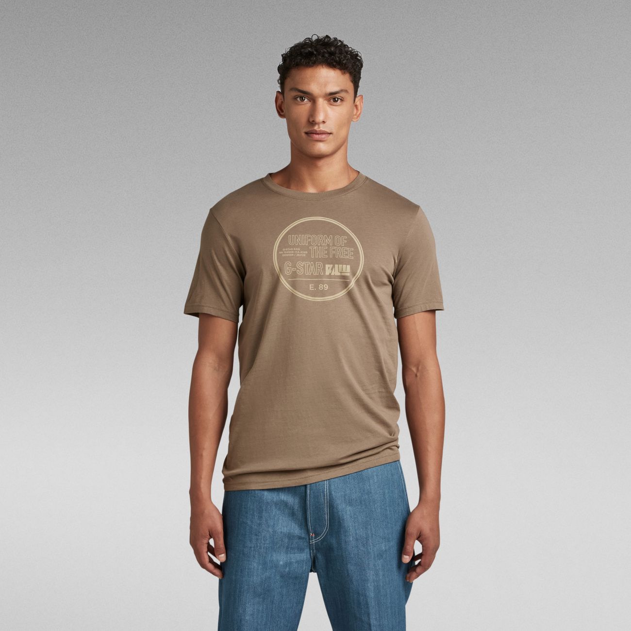 G-STAR RAW DENIM CHEST GRAPHIC SLIM R T Herren T-Shirt - G-Star Raw Denim - SAGATOO - 8720347472927